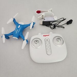 SYMA Drone Kids Size X400 White FPV WiFi Stunt Flips Tech Sleek Modern